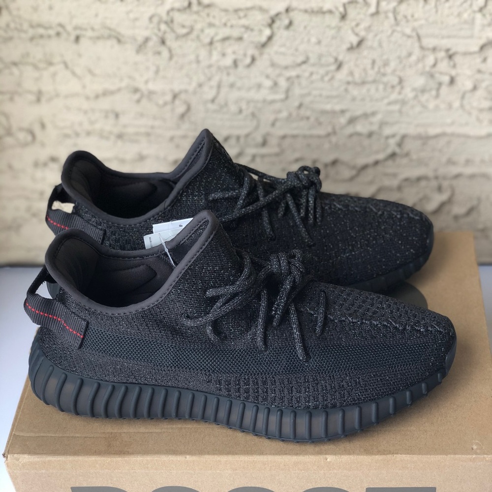 Adidas Yeezy boost static black reflective